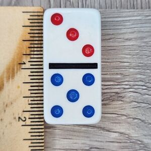3:5 Replacement Dominoes Large Dot Shiny Color 2 X 1 X 5/8th